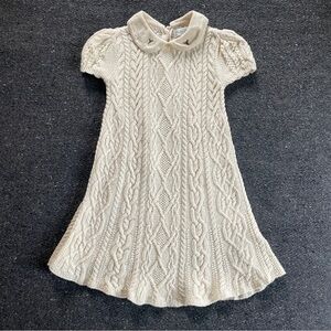 Ralph Lauren Wool Blend Cable Knit Dress